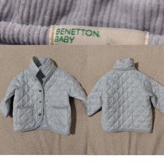 Benetton Baby Blue Quilted Jacket