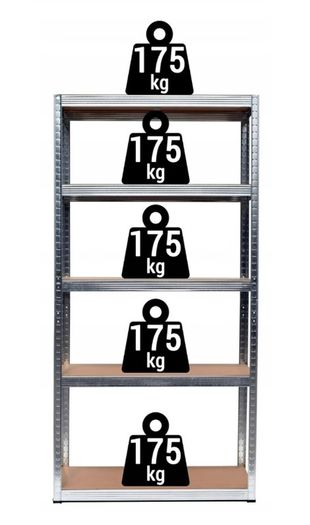 FREE DELIVERY 180x90x40 Container Van Garage Shed Metal Shelving 875kg Heavy Duty