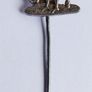 WW1 - 1914 Buckinghamshire / British army Volunteer Defence Corps Silver Pin Image 2