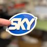 Sky TV 1997-1998 Glossy Sticker 2-Pack Image 2