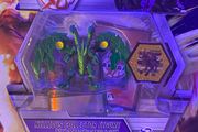 bakugan Nillious Colletor figure with two cards and coin