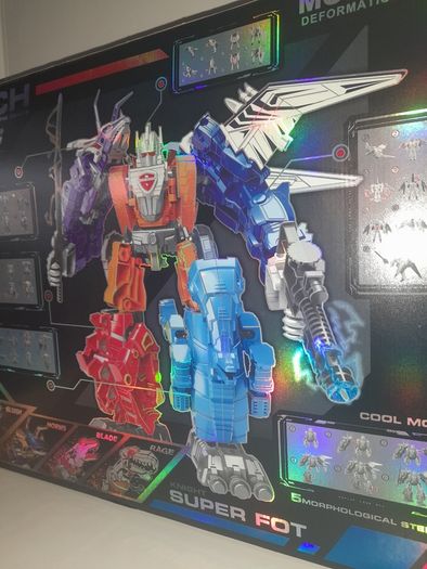 King Mech Warrior  Super Fusion Dinosaur Mech
