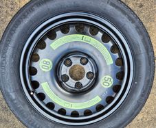 Genuine Mercedes-Benz space saver spare wheel and tyre. 155/70 R17