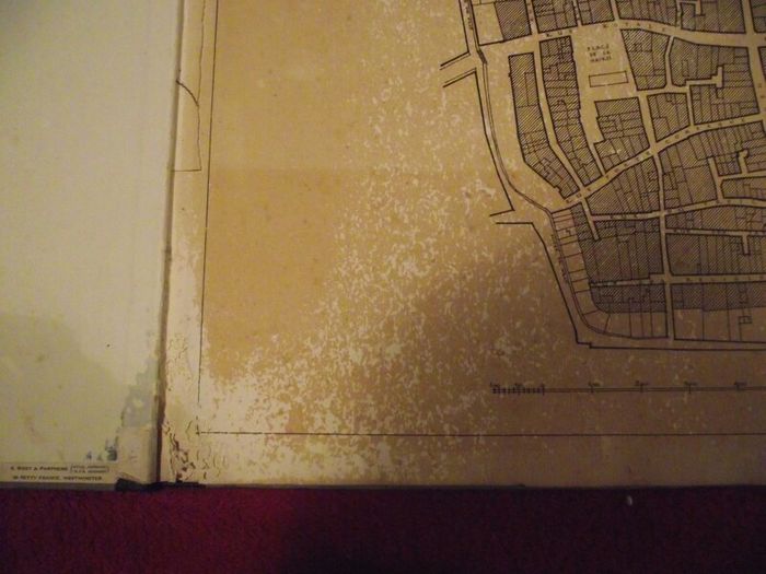 8 X 19th Century French walled city plans - 1816 to 1845