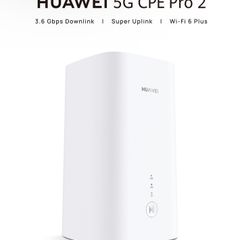 Huawei 5G CPE Pro 2, Smarthome 5G Dual Band Router, Wi-Fi 6 Plus, Connects 64 Devices, Ulta-Fast connection in Med-Large Homes