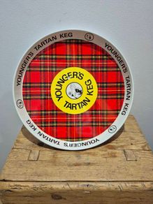 Youngers metal beer tray