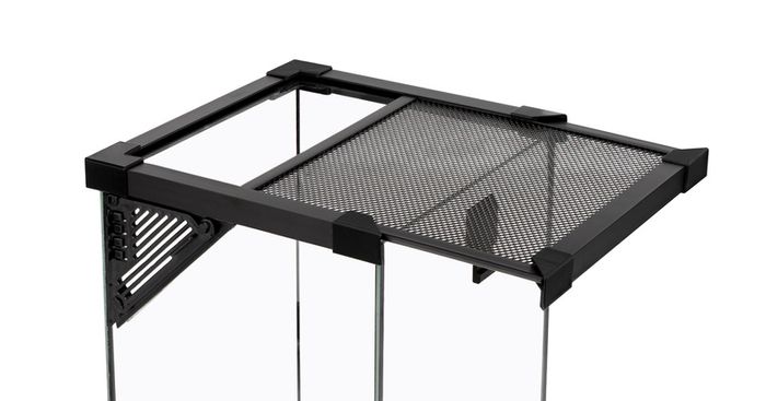 Glass Terrarium with Sliding Net