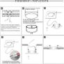 5XLED Recessed Ceiling Slim Spot Light, 5W Cool White 6000K IP44 Downlight, Die Casting Aluminum Flat Ceiling Light Suitable for Living Room Bedroom Kitchen Bathroom , Cutout 68-80mm Image 6
