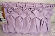Purple Debs Prom Wedding Evening Clutch Purse Bag Handbag