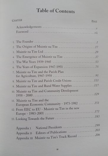 Story of Muintir Na Tire Book