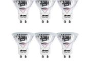 DiCUNO GU10 LED Bulbs Cool White 4000K, 5W Halogen Spotlight, Non-dimmable, 120 Dagree Beam Angle, 6 Packs