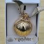 Harry Potter Golden Snitch Pocket Watch Necklace Gold Image 4