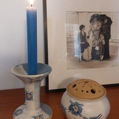 Two Fabulous Items, Hand-Potted by the Popular and Collectable Irish Potter Suzanne May, Circa 1990's, Priced Individually