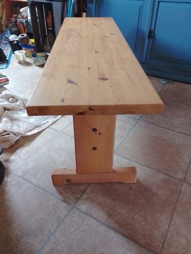 Pine bench