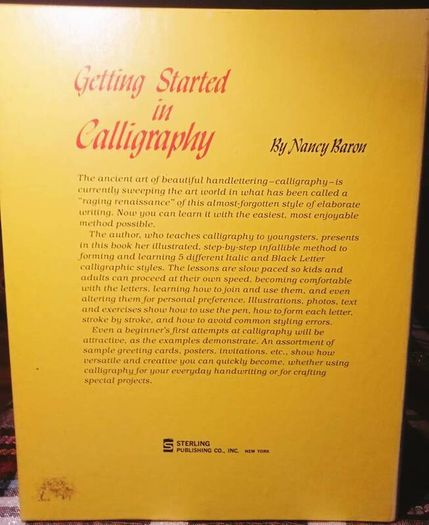 1982. Getting Started In Calligraphy.