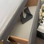 Respa double divan base with 4 drawers and headboard Image 7