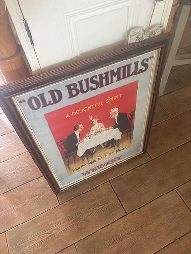 Vintage Bushmills print