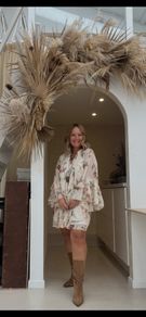 floral mini dress
