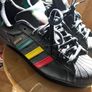 adidas Originals SUPERSTAR IH3121 Core Black/Yellow/College Green Men's Women's Image 3