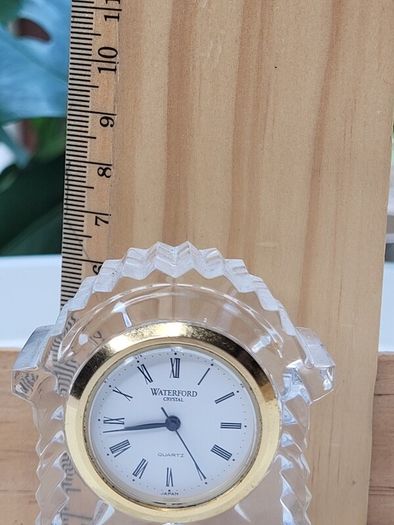 Vintage Waterford Crystal desk clock