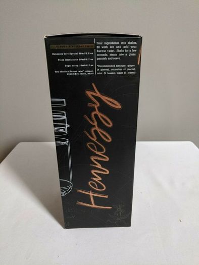 Hennessy Cognac Very Special Black Gold Limited Edition  BOX and Bottle