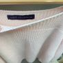 M&S Pink Rib Knit Cold-Shoulder Jumper Sweater Size 12 Image 3