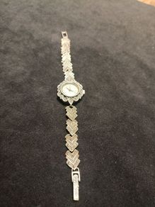 Vintage Sterling Silver 925 Marcasite WATCH  Art Deco Style