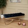 Metal-Framed Bench 100x40cm Image 5