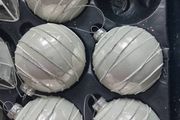Christmas glass baubles