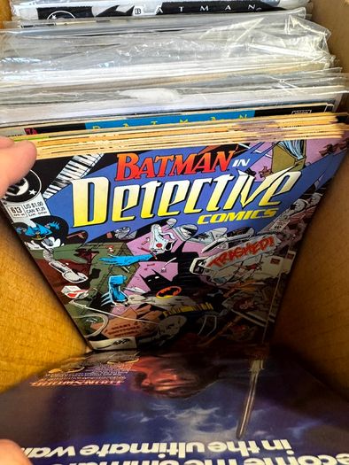 DC Long Comic Box w 250 comics for Sale (2)
