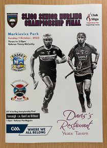 2023 Easkey v Naomh Eoin - GAA Sligo Senior Hurling Championship Final Programme