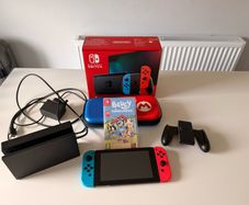 Nintendo switch with Bluey game