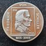 Germany 5 Mark Probe 2005 coin commemorates the 200th anniversary of the death of Johann Christoph Friedrich von Schiller. Proof Like Finish. Image 2