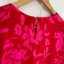 New Emery Rose red and pink floral summer dress size large Image 7
