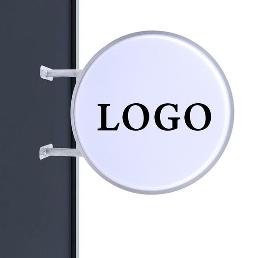 Round Illuminated Sign Easy to Install, Eye-Catching, and Durable for Any Business.