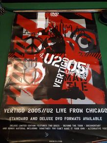 U2 Poster - Vertigo Tour Chicago 2005 DVD Promo