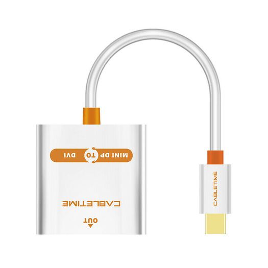 Cabletime Mini DisplayPort to DVI Adapter (Brand New/Warranty)