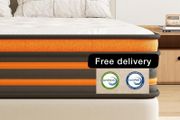 4FT6 Double Mattress, 9-Zone Gel Memory Foam, 10 Inch Pocket Sprung Hybrid Orthopedic