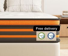 4FT Small Double Mattresses,10 Inch Gel Memory Foam Pocket Sprung Mattress