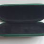 New - A Solid Glass Case - Green - Snap Closing Image 2