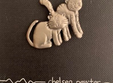 Chelsea Pewter Cat Brooch