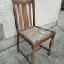 Antique Chair From The 1900's - Vintage Furniture Collectors Restoration Project - Retro Collectable Image 3