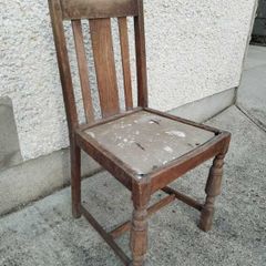 Antique Chair From The 1900's - Vintage Furniture Collectors Restoration Project - Retro Collectable
