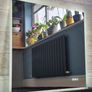 LED Bathroom Mirror 80x80cm Bluetooth Speakers Demister Fog Free Image 5