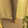 Grey Wool Blend Tailored Trousers Zara Size 12 Image 2