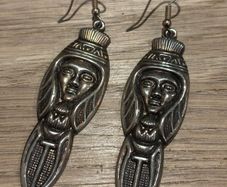 Vintage Large Ethnic Earrings