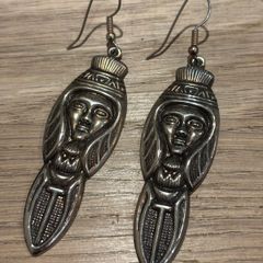 Vintage Large Ethnic Earrings