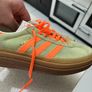 Adidas Gazelle Bold platform trainers - green and orange Image 5