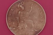 England 1881 "H" One Penny Coin In Extremely Fine Condition