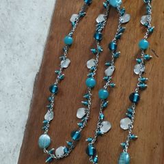 Vintage Art Glass Necklace.